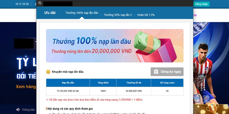 Đa dạng sự kiện ưu đãi được dành tặng cho khách hàng đăng ký Hubet thành công